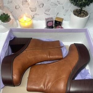 Madden Girl Brown Ankle Boots